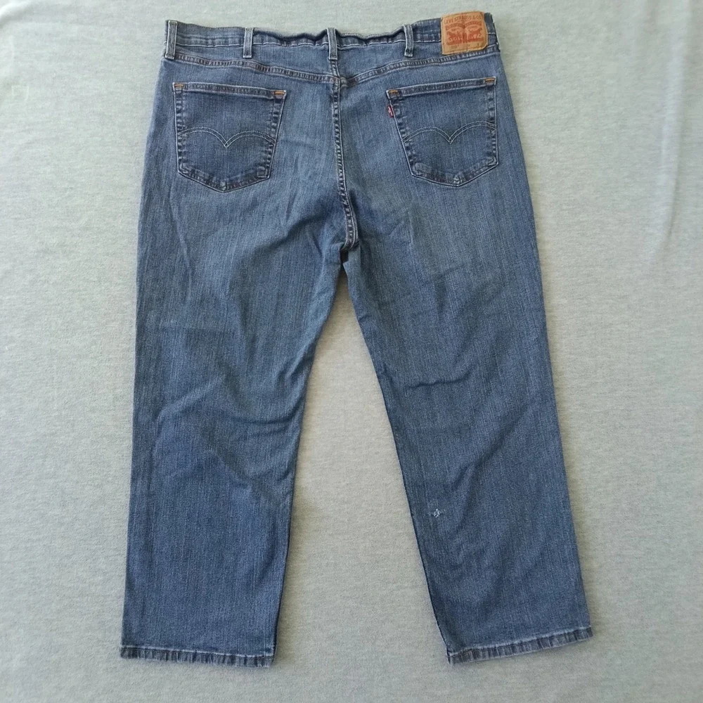 Levis 559 Relaxed Straight Jeans Mens 46x28 Blue Medium Wash Denim 4100565357